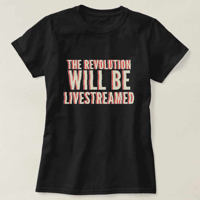 Revolutionen kommer att försvinna t shirt (Design framsida)