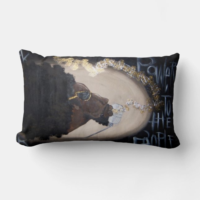 Revolutionen kommer inte att televideras lumbarkudde (Framsida)