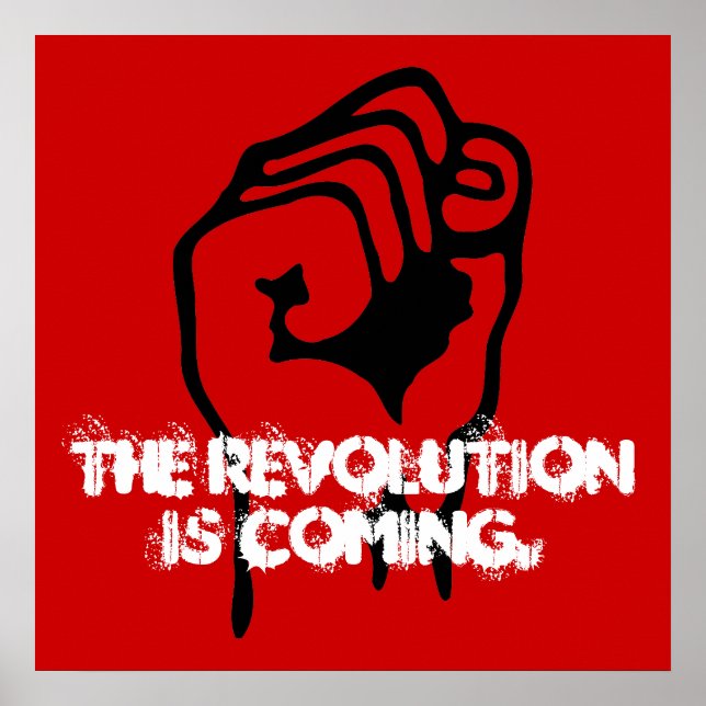 Revolutionen kommer. poster (Framsidan)