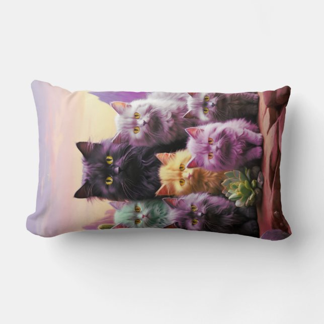 Revolutionen Lodrät Comfort: Cat Lumbar Pillow Lumbarkudde (Framsida)