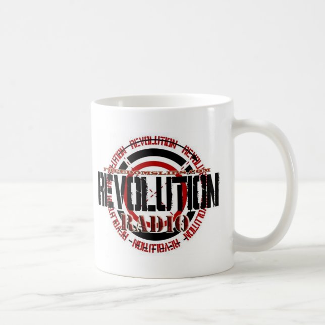 Revolutionen radiosände kaffemugg (Höger)