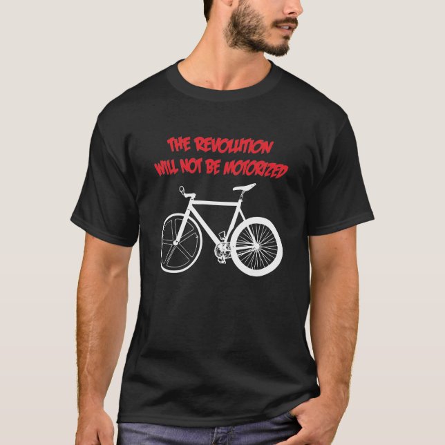 REVOLUTIONEN SOM SKA FÖR ATT INTE MOTORIZEDS T-SHIRT (Framsida)