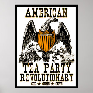Revolutionen Tea Party Poster