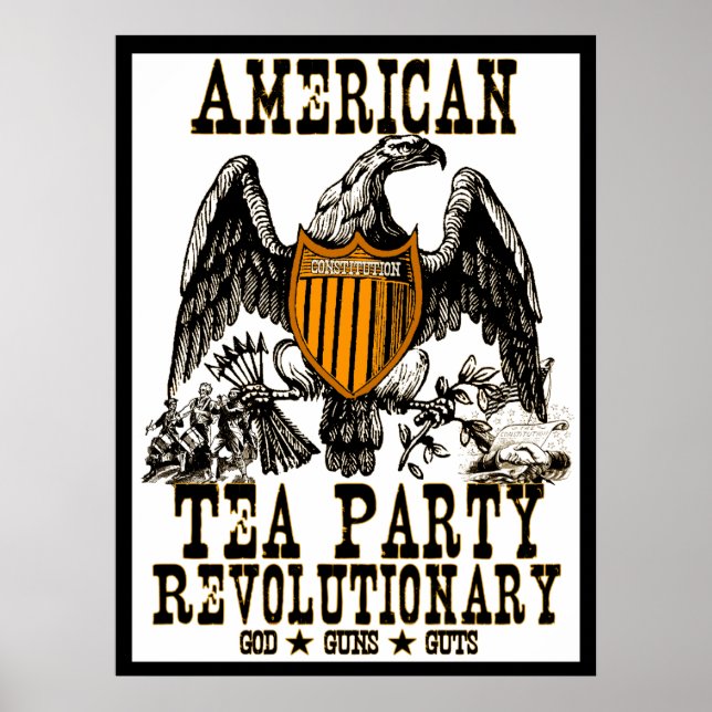 Revolutionen Tea Party Poster (Framsidan)
