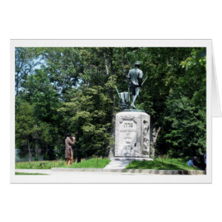 Revolutionens början hälsningskort