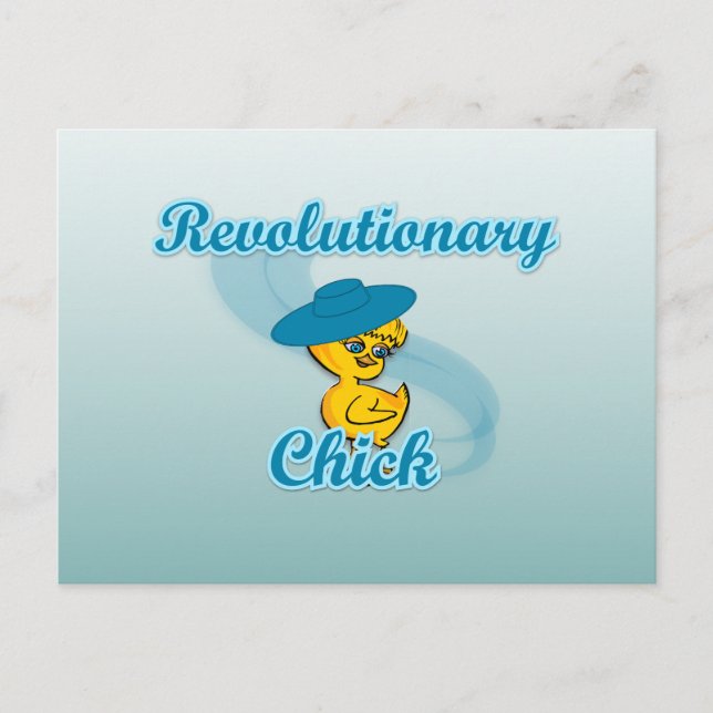 Revolutionerande Chick nr 3 Vykort (Framsida)