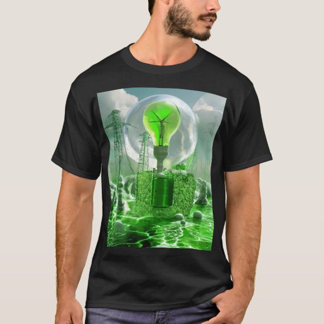 Revolutionerande energi: Vätgas- och CO2-lösningar T Shirt (Framsida)
