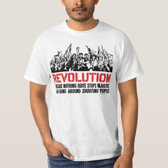 Revolutionsatir T Shirt (Framsida)
