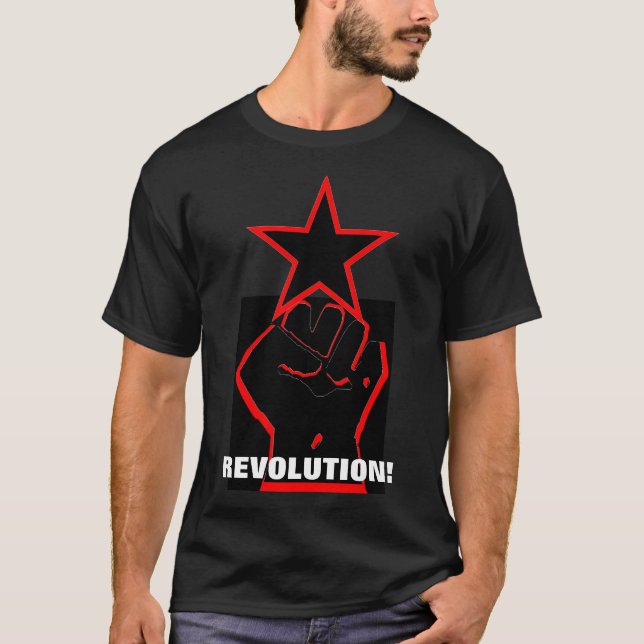 revolutiont-skjorta tee shirt (Framsida)