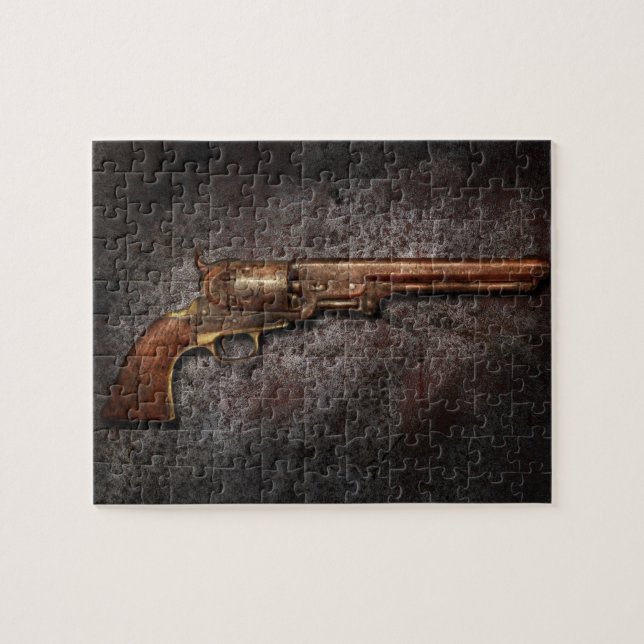 Revolver - Modell 1851 - 36 kaliber Pussel (Horisontell)