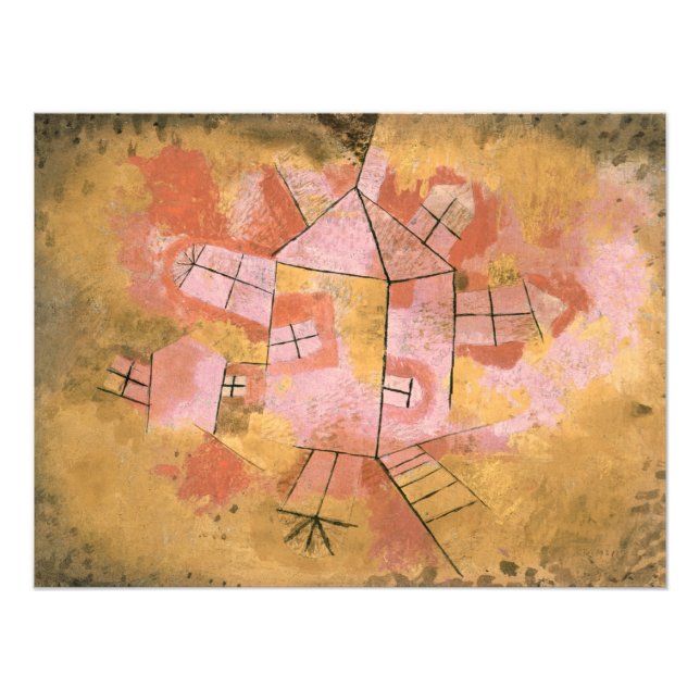 Revolving House av Paul Klee Fototryck (Framsidan)