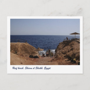 Revstrand, Sharm el-Sheikh, Egypten Vykort