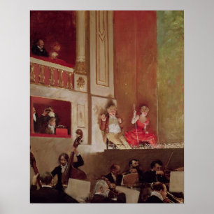 Revue på Theatredesen Varietes, c.1885 Poster