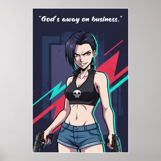 Revy – Black Lagoon Motivation Poster | Anime (Framsidan)