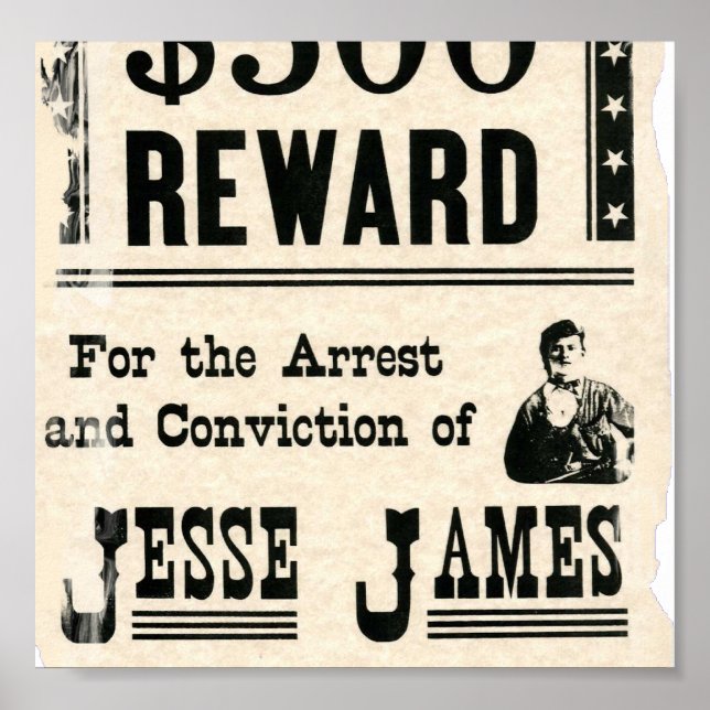 Reward for Jesse James Poster (Framsidan)
