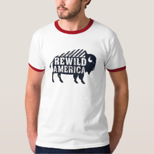 ReWild America bison T Shirt
