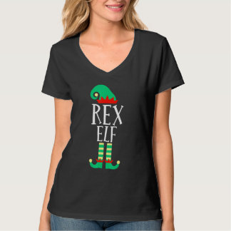 Rex-älvfamiljens matchande julpyjamas t shirt