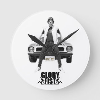 Rex åska tar tid på rund klocka