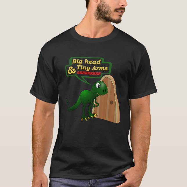 Rex Big Head och Tiny Arm T Shirt (Framsida)