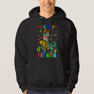 Rex Dinosaur Cinco De Mayo Mexican Party Lets Fies Hoodie