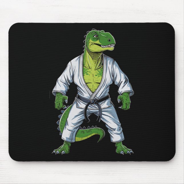 Rex Dinosaur Kampsport Jiu-jitsu-utövare Musmatta (Framsidan)