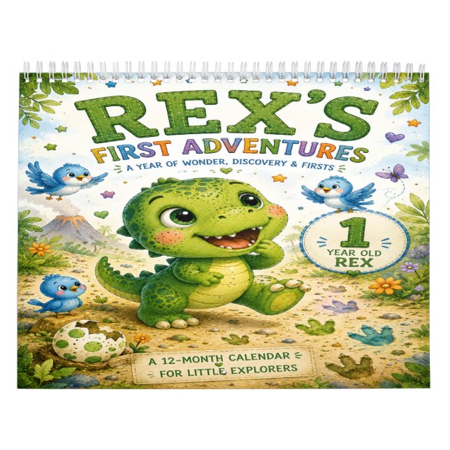 Rex första äventyrs kalender (Omslag)