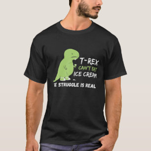 Rex Ice Cream är ett riktigt doft Trex T Shirt