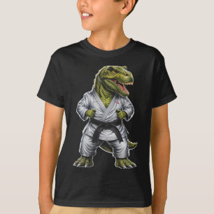 Rex kampsport Dinosaurie Karate Jiu-jitsu Ninja  T Shirt