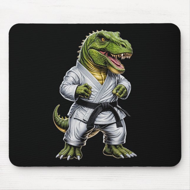 Rex kampsport Dinosaurie Karate Judo Bjj Fighter  Musmatta (Framsidan)