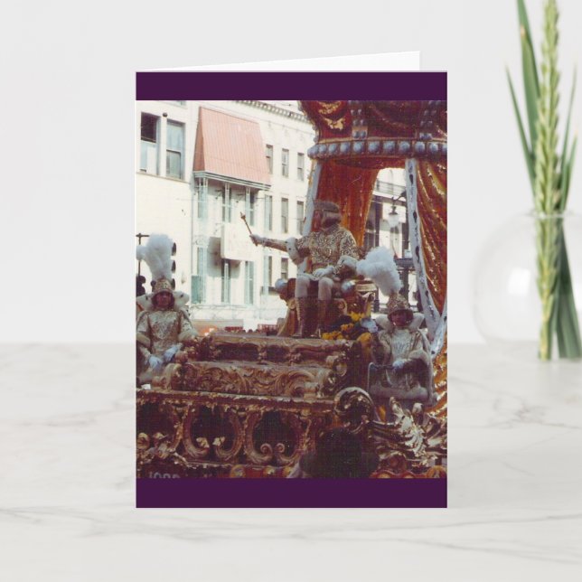 Rex kung av Mardi Gras 1983 Kort (Framsida)
