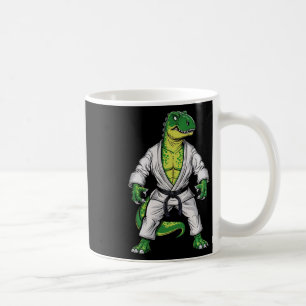 Rex Martial Arts Dinosaur Jiu-jitsu Bjj Karate Kaffemugg