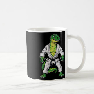 Rex Martial Arts Dinosaur Jiu-jitsu Bjj Karate Kaffemugg
