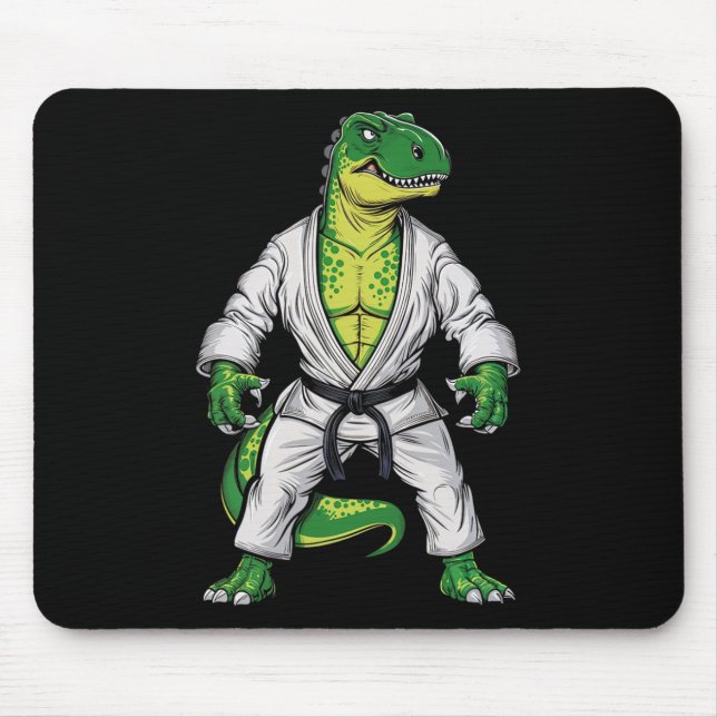 Rex Martial Arts Dinosaur Jiu-jitsu Bjj Karate  Musmatta (Framsidan)