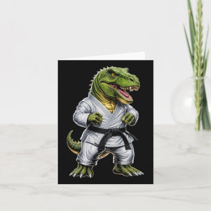 Rex Martial Arts Dinosaur Karate Judo Bjj Fighter Kort