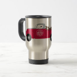 Rex och hans röda lastbil-resemugg resemugg