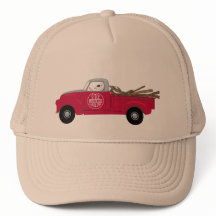 Rex och röd lastbil hatt