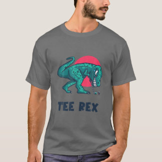 Rex spelar Golf - Golfing Rex Pun Golf Tee Di