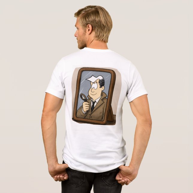 Rex the Detective Unisex T-Shirt | 2 Illustrations (Baksida Full)