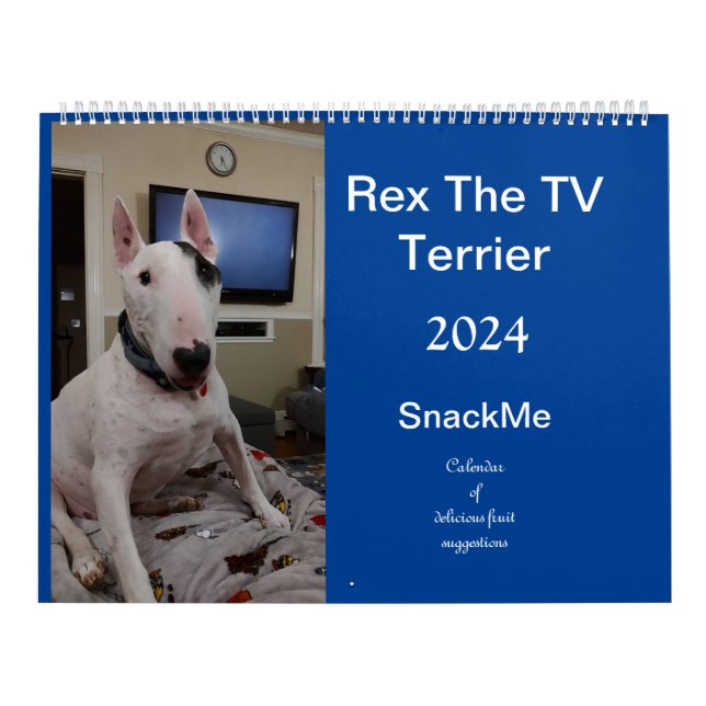 Rex TV Terrier 2024 SnackMe-kalender Kalender (Omslag)