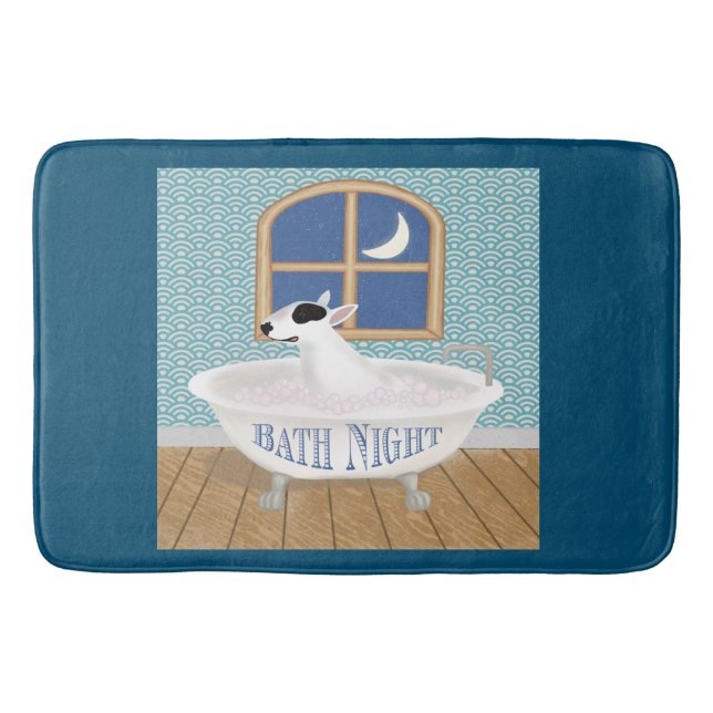 Rex: Tv Terrier Bath Night Bath Mat Badrumsmatta (Framsidan)