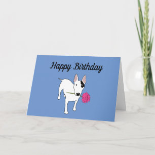 Rex TV Terrier Grattis på födelsedagen Card Kort