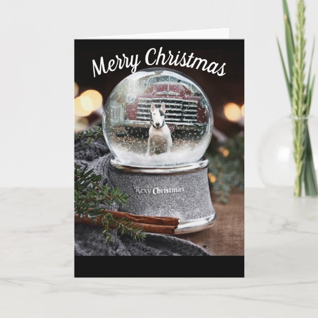 Rex TV Terrier-julkortet Tack Kort (Framsida)