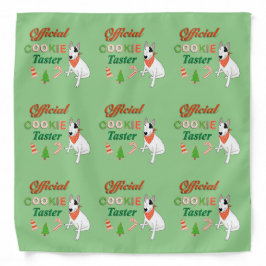 Rex TV Terrier-jultomten Cookie Taster Bandana