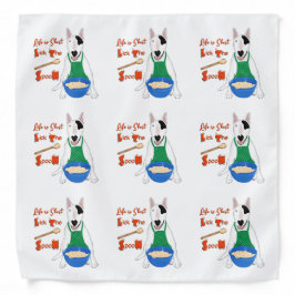Rex TV Terrier Life är Kort, Slicka sked Bandana