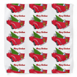 Rex TV Terrier Red Lastbil jul Bandana