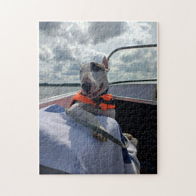 Rex Tv Terrier Summer Roligt Puzzle Pussel (Vertikal)