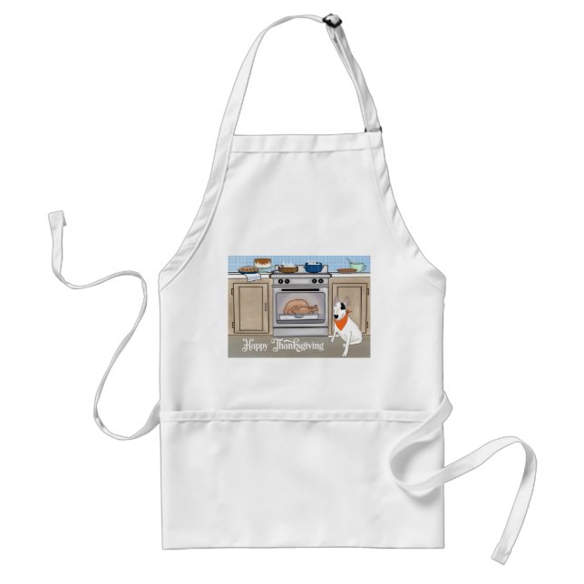 Rex TV Terrier-Thanksgivingen Apron Förkläde (Framsidan)