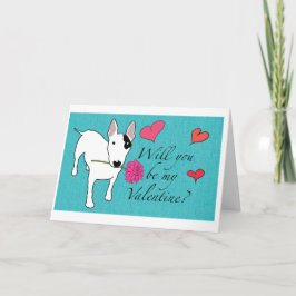 Rex TV Terrier Valentine Card Kort