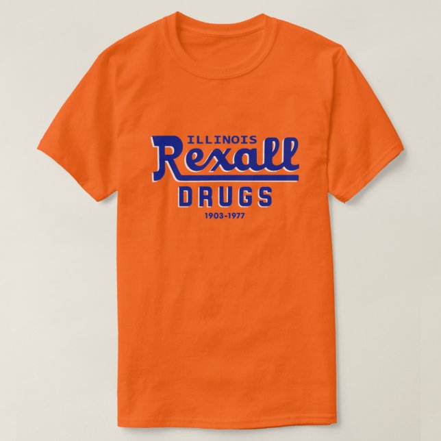 Rexall Drug of Illinois - 1903-1977 T Shirt (Design framsida)