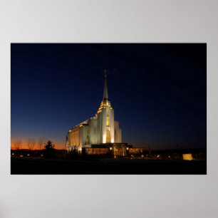Rexburg LDS-Temple Poster